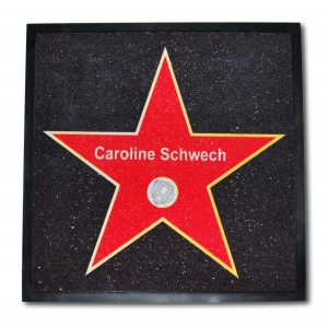 Fußmatte Original Hollywood Walk of Fame - bedruckt mit Ihrem Namen