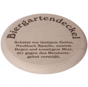 Bierdeckel für den Biergarten