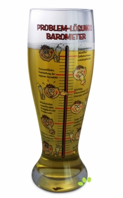 Das Bierglas mit Problematik-Löser 1,5l