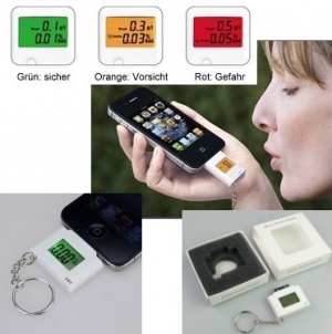 Das originelle iPhone Alkoholtester Gadget