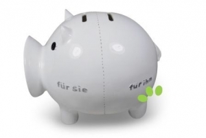 Das Sparschwein Paare als Hochzeitsgeschenk