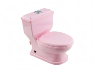 Das witzige Toiletten Telefon in rosa