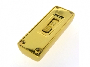 Der goldene USB Stick mit Gravur als Geldgeschenk