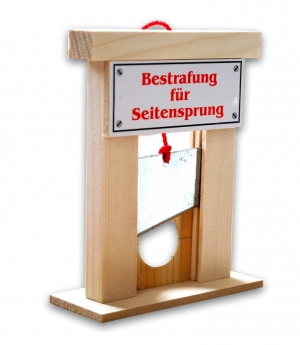 Die Guillotine für den Seitensprung