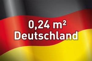 Die originelle Fussmatte - 0,24qm Deutschland