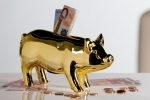 Das edle Sparschwein Shiny in Gold