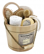 Das Holz-Zuber Wellness Set