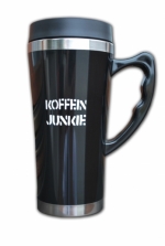 Der Koffein Junkie Thermobecher