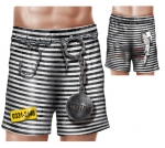 Die coolen Prisoner Badeshorts im Knasti Design